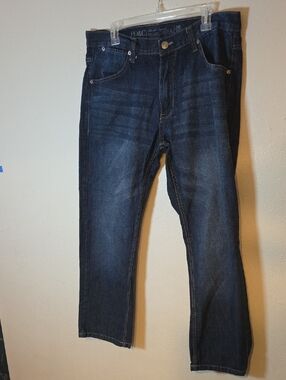 PD&C Dark Blue Straight-Leg Men's Jeans